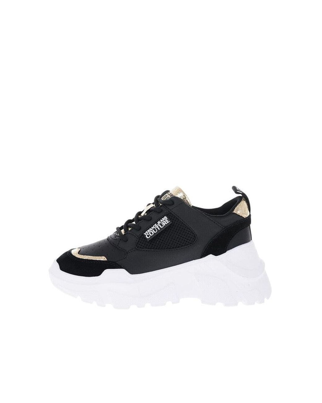 Versace Jeans Couture Black Logo Speedtrack Sneakers
