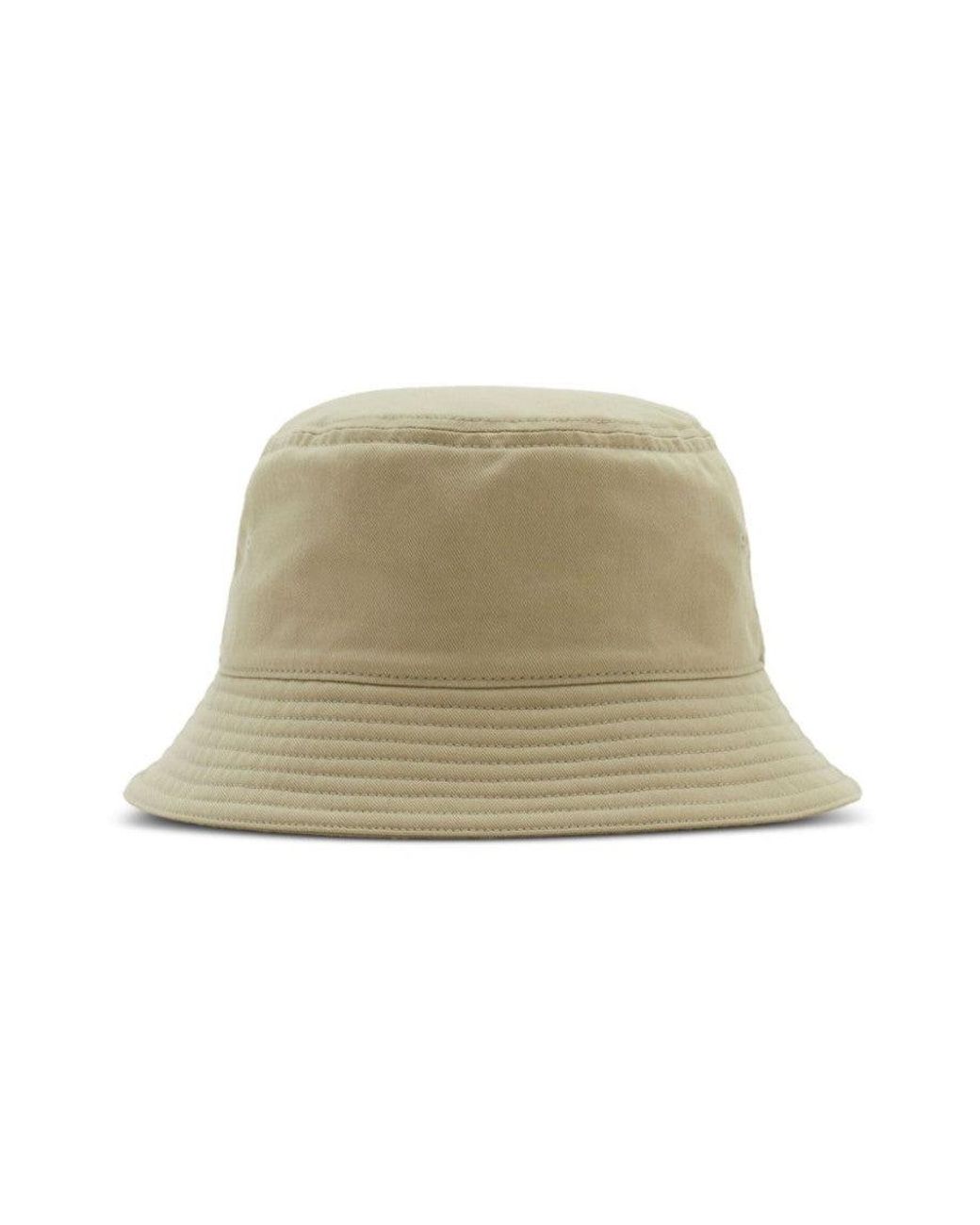 Burberry Natural Cotton Bucket Hat for men