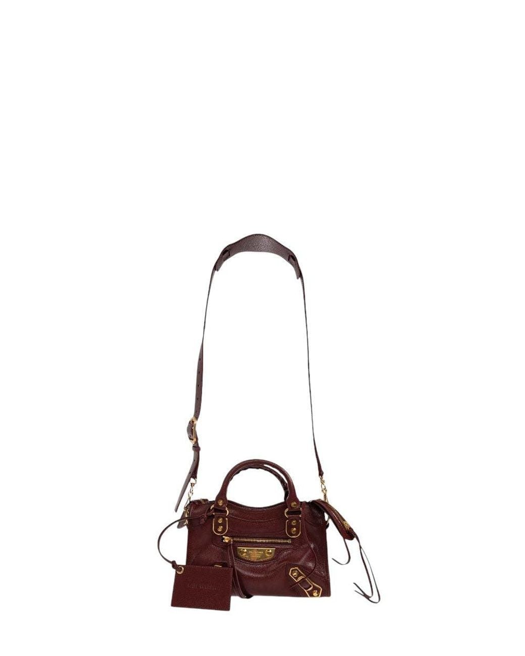 Balenciaga Purple Le City Uptown Mini Satchel