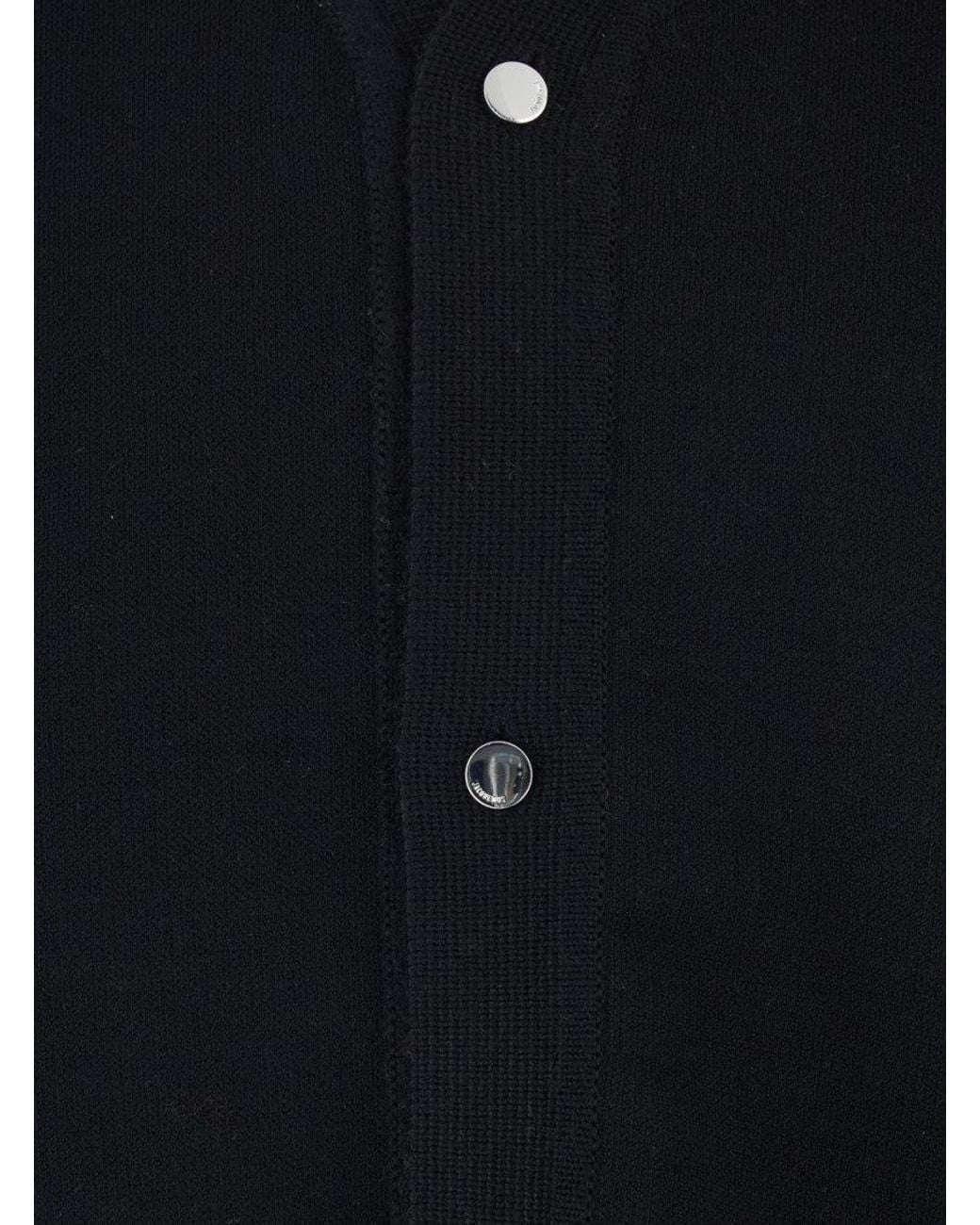 Jacquemus Blue V Neck Cardigan for men
