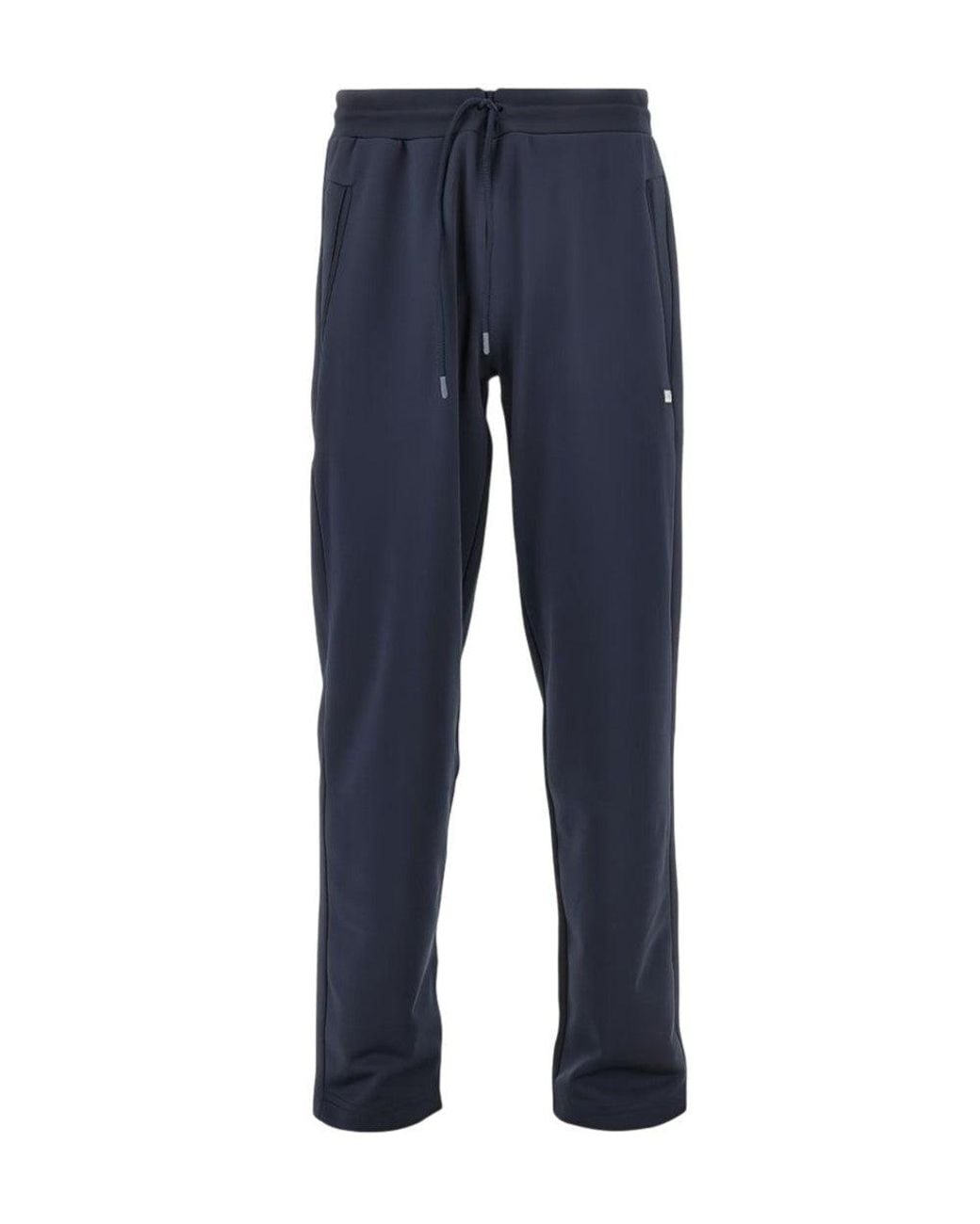 EA7 Blue Slim Trousers for men