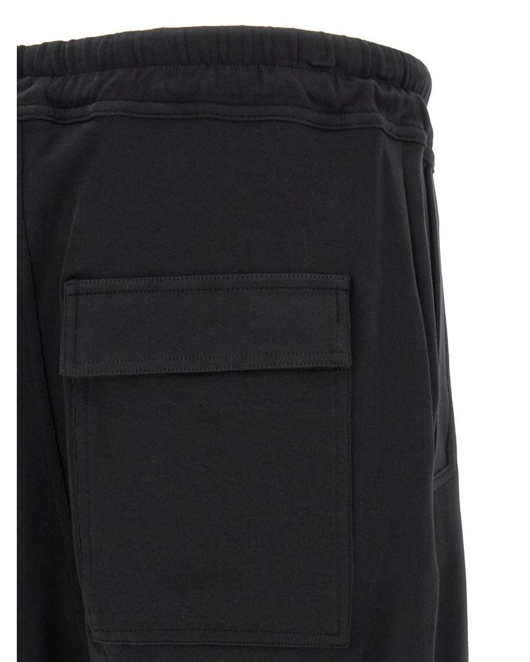 Thom Krom Black Relaxed Drawstring Pants for men