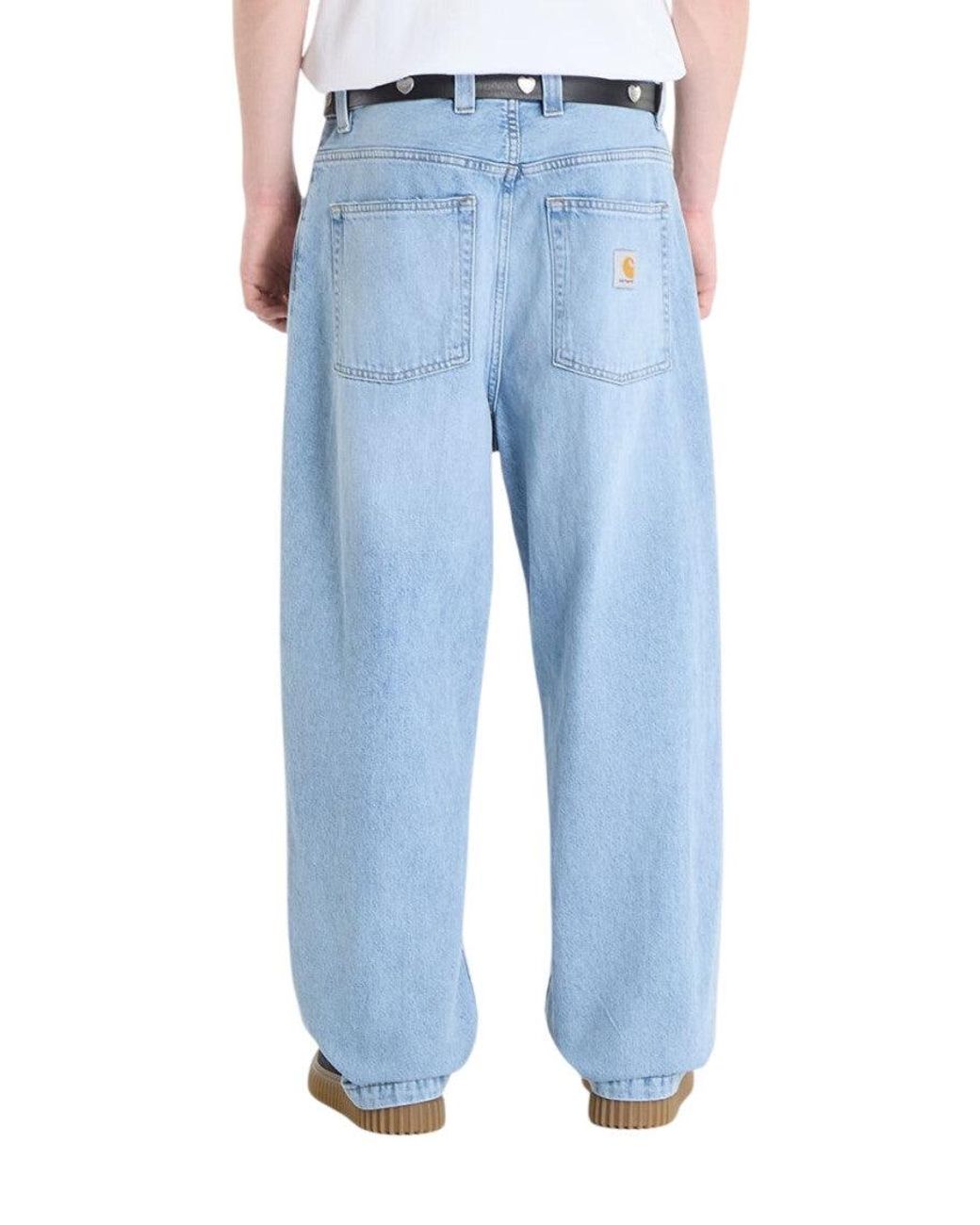 Carhartt Blue Loose Solid Jeans for men