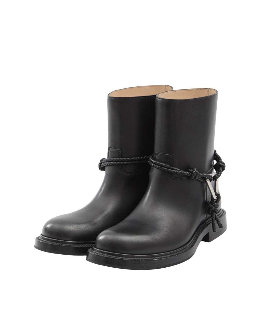 Bottega Veneta Black James Ankle Boots
