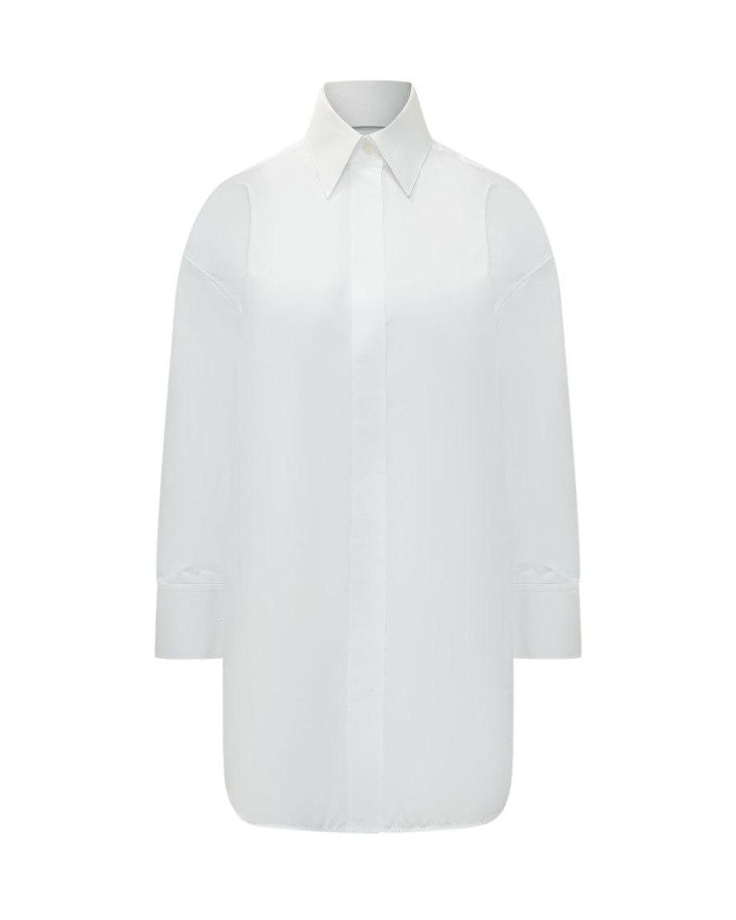 Givenchy White Regular Solid Shirt