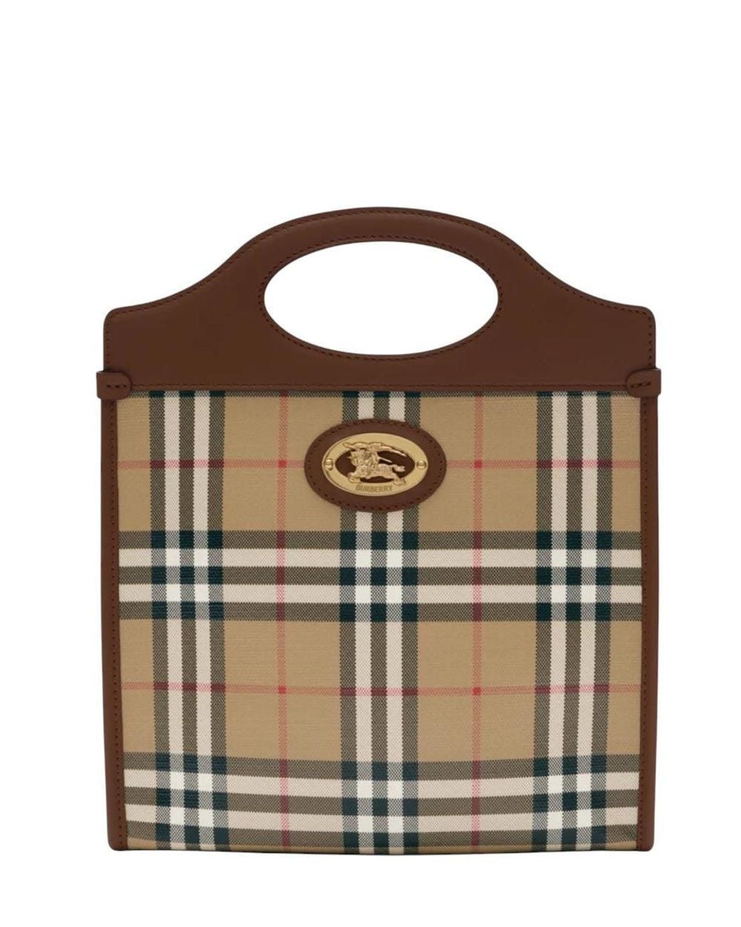 Burberry Brown Pocket Mini Tote