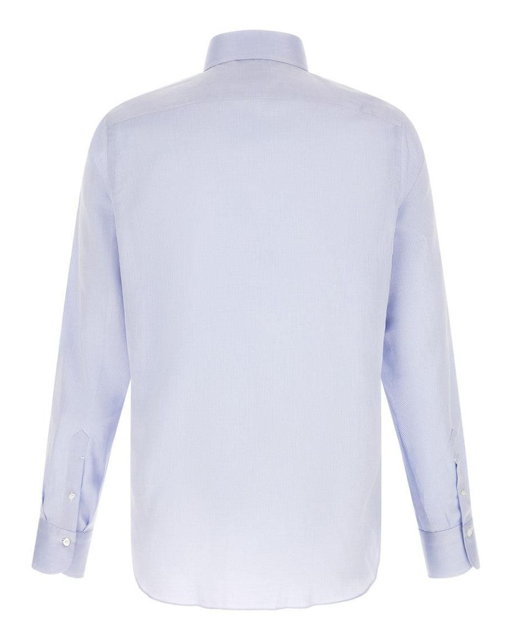 Finamore 1925 Blue Light Regular Shirt for men