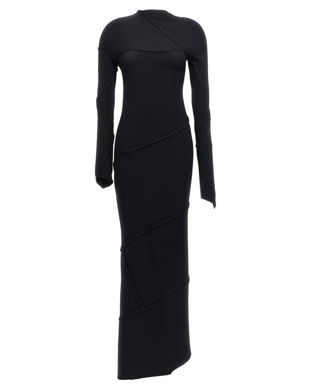 Balenciaga Blue Spiral Dress