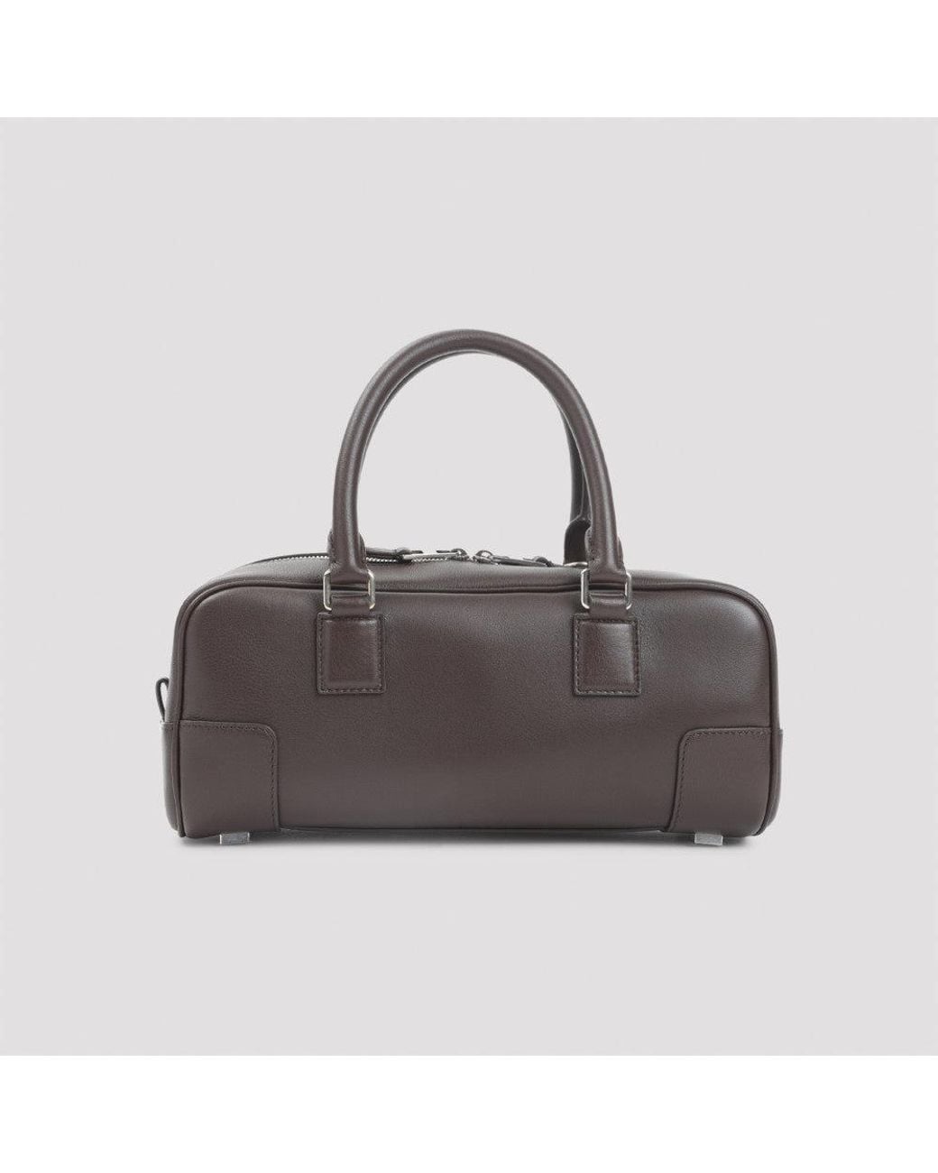 Loewe Gray Dark Amazona 23 Satchel