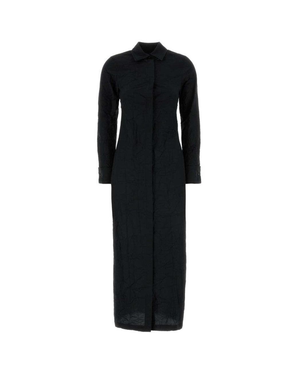 Max Mara Black Rovigo Long Dress