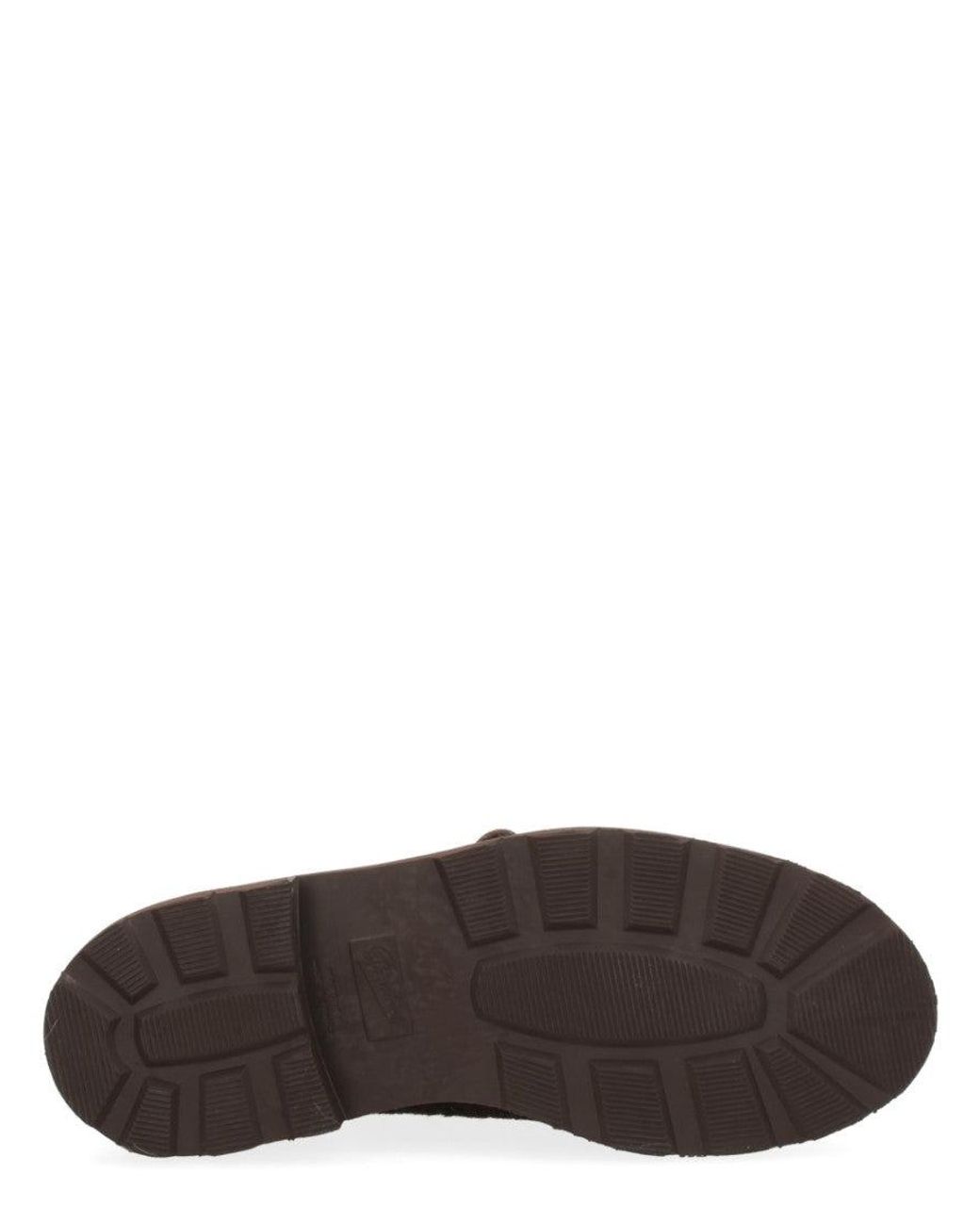 Paraboot Black Leather Dress Shoes for men