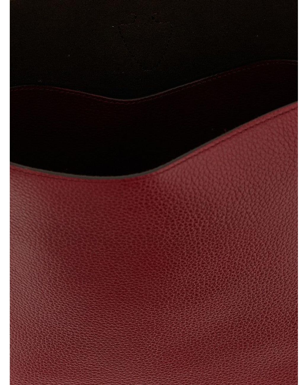 Tod's Red T Timeless Mini Bucket Bag