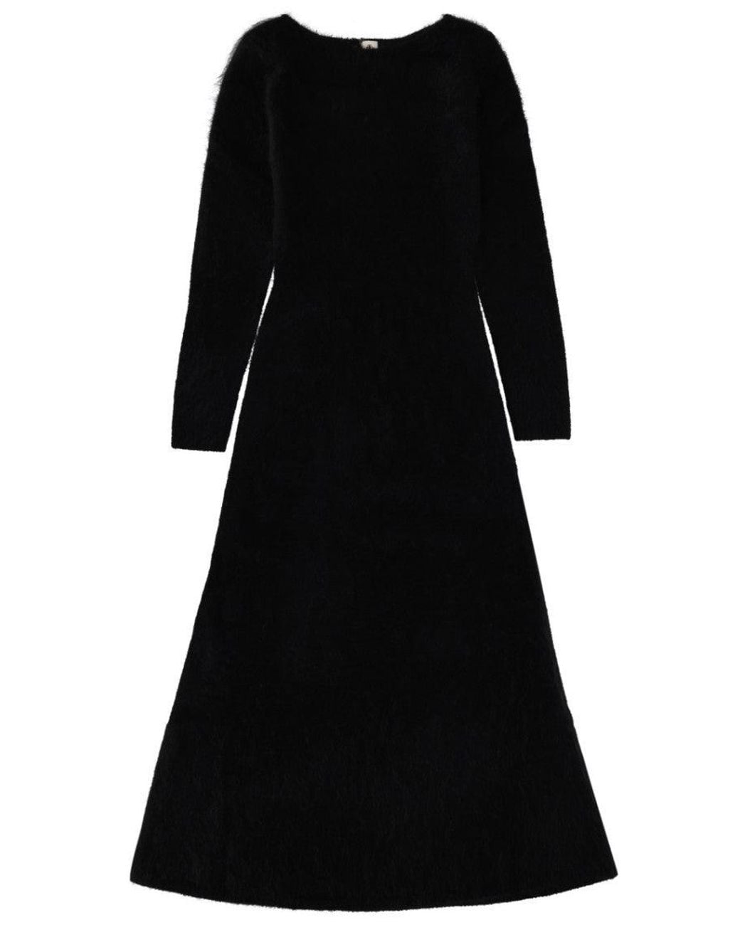 THE GARMENT Black Round Neck Maxi Dress