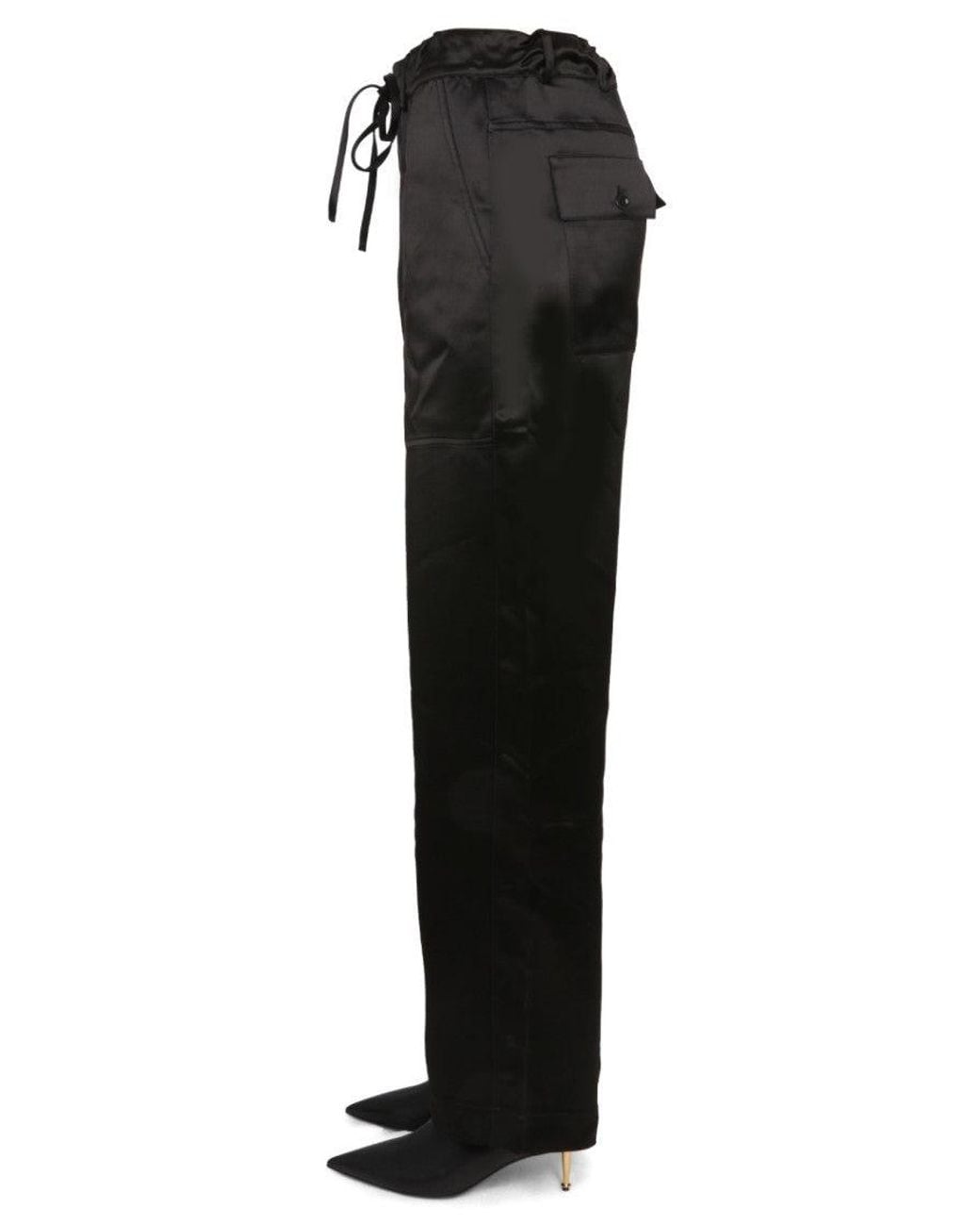 Proenza Schouler Black Relaxed Pant