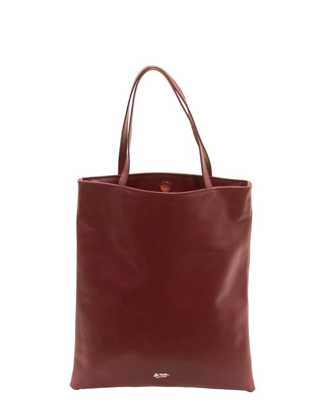 LA ROSE Red Cherry Logo Tote