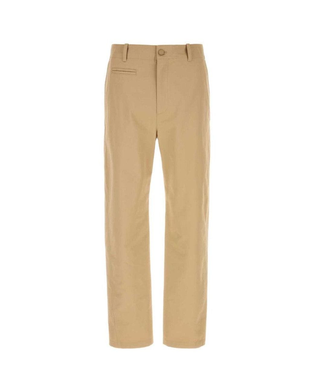 Givenchy Natural Flat Front Pants for men