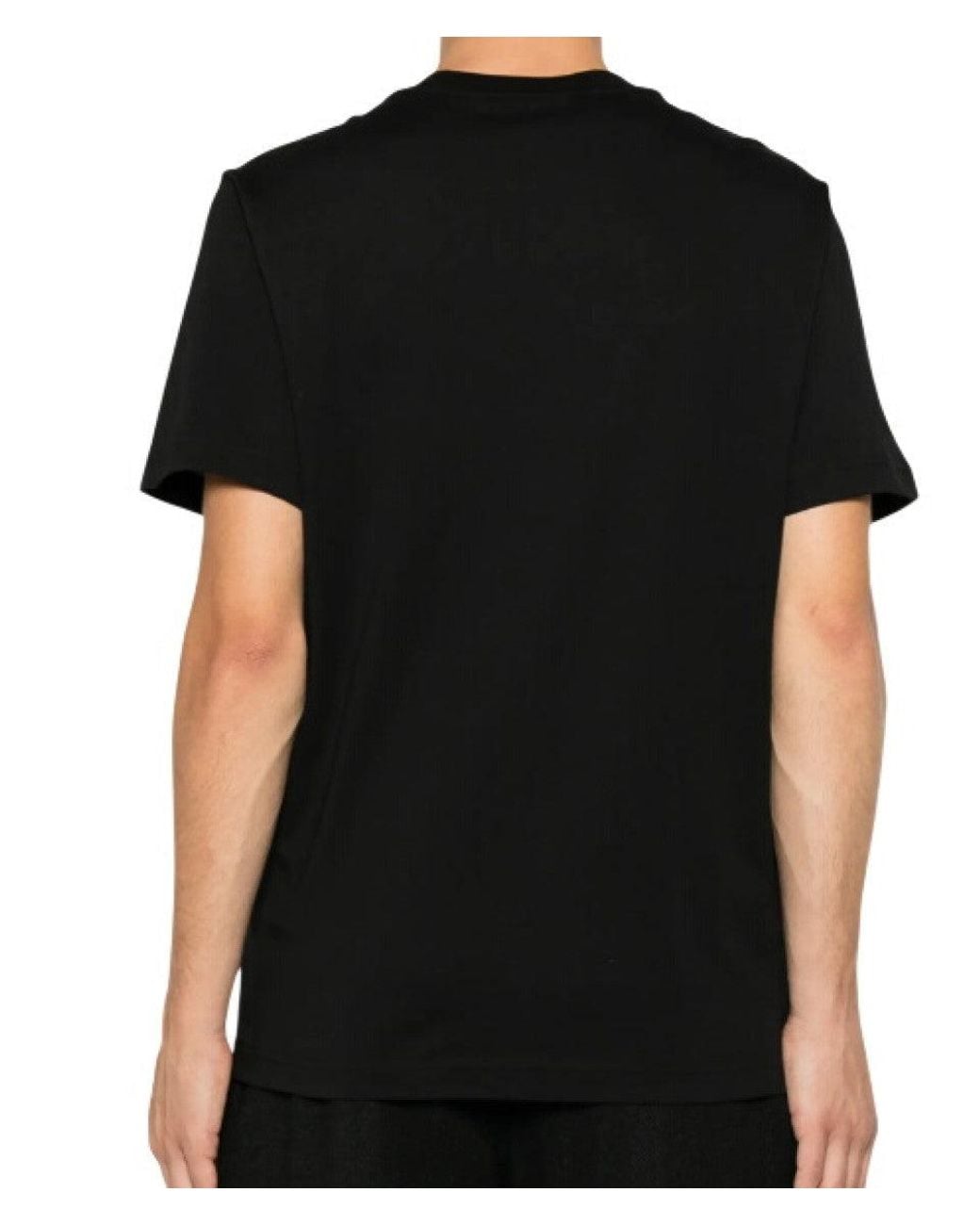 Moncler Black Crew Neck T-Shirt for men