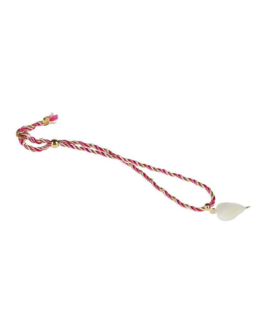 Sorbet Island White Thread Bracelet