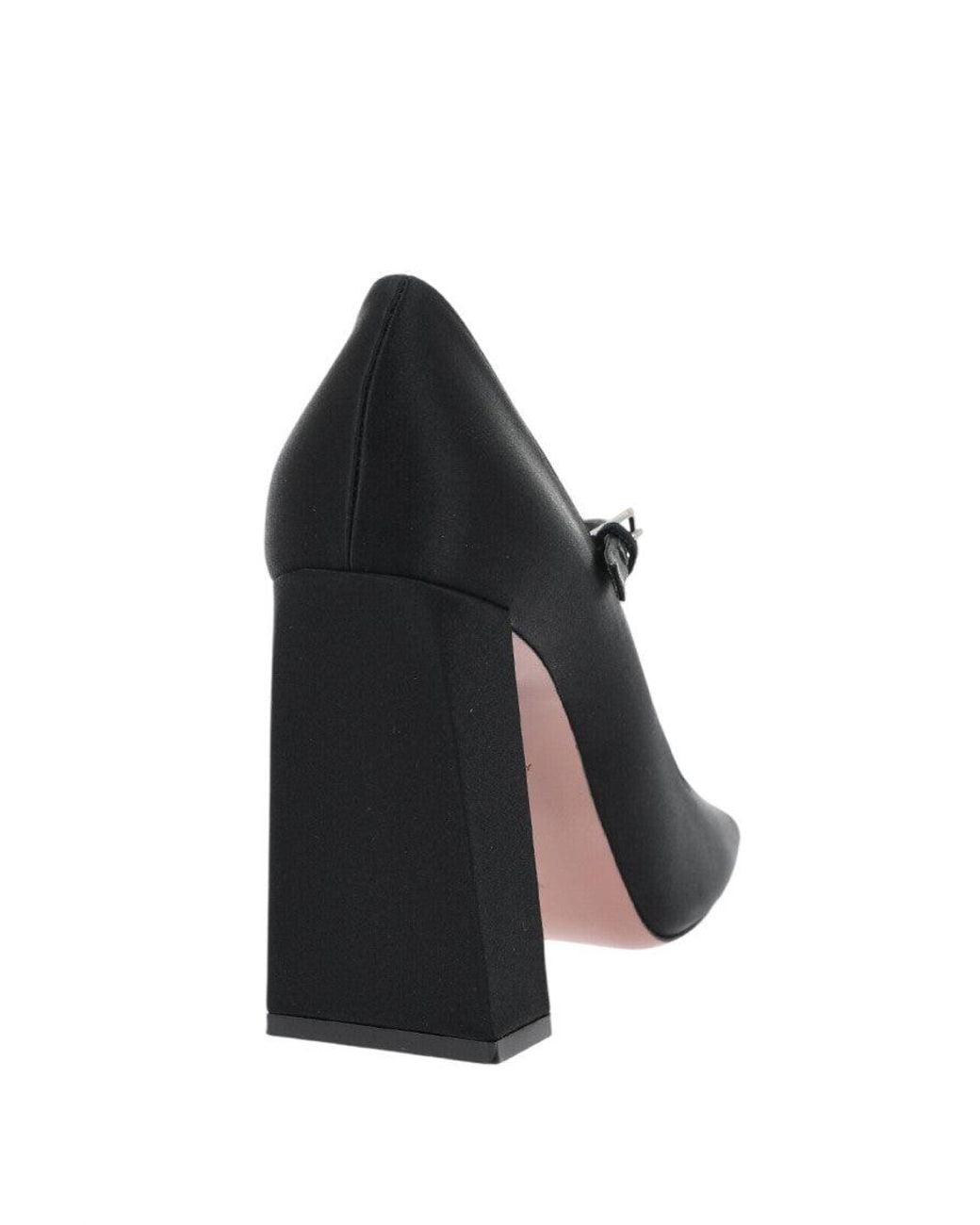 AMINA MUADDI Black Mary Jane Pumps