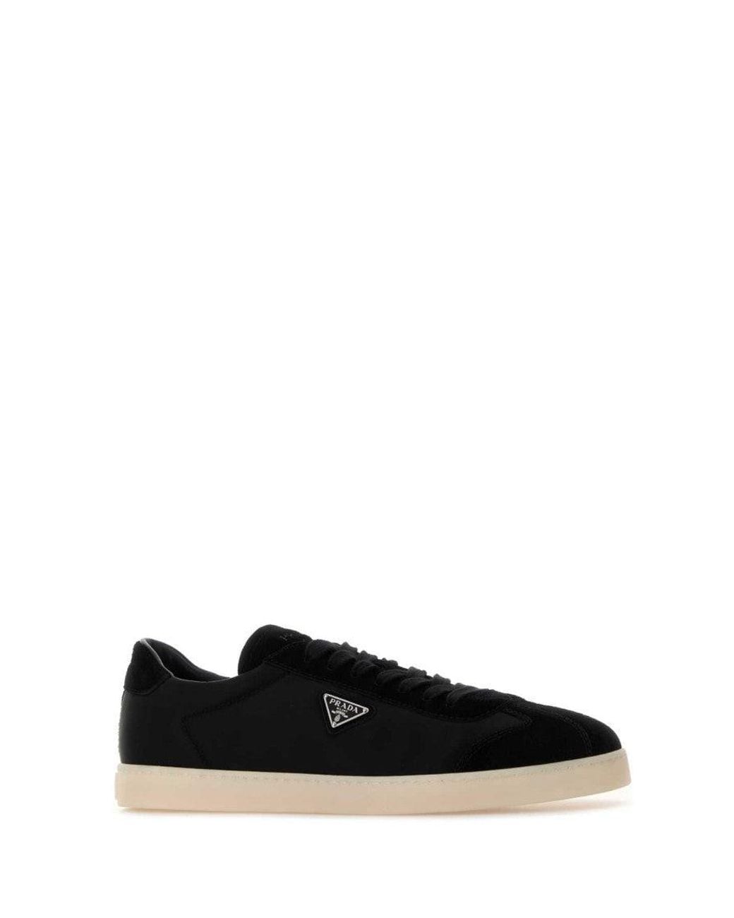 Prada Black Logo Sneakers for men