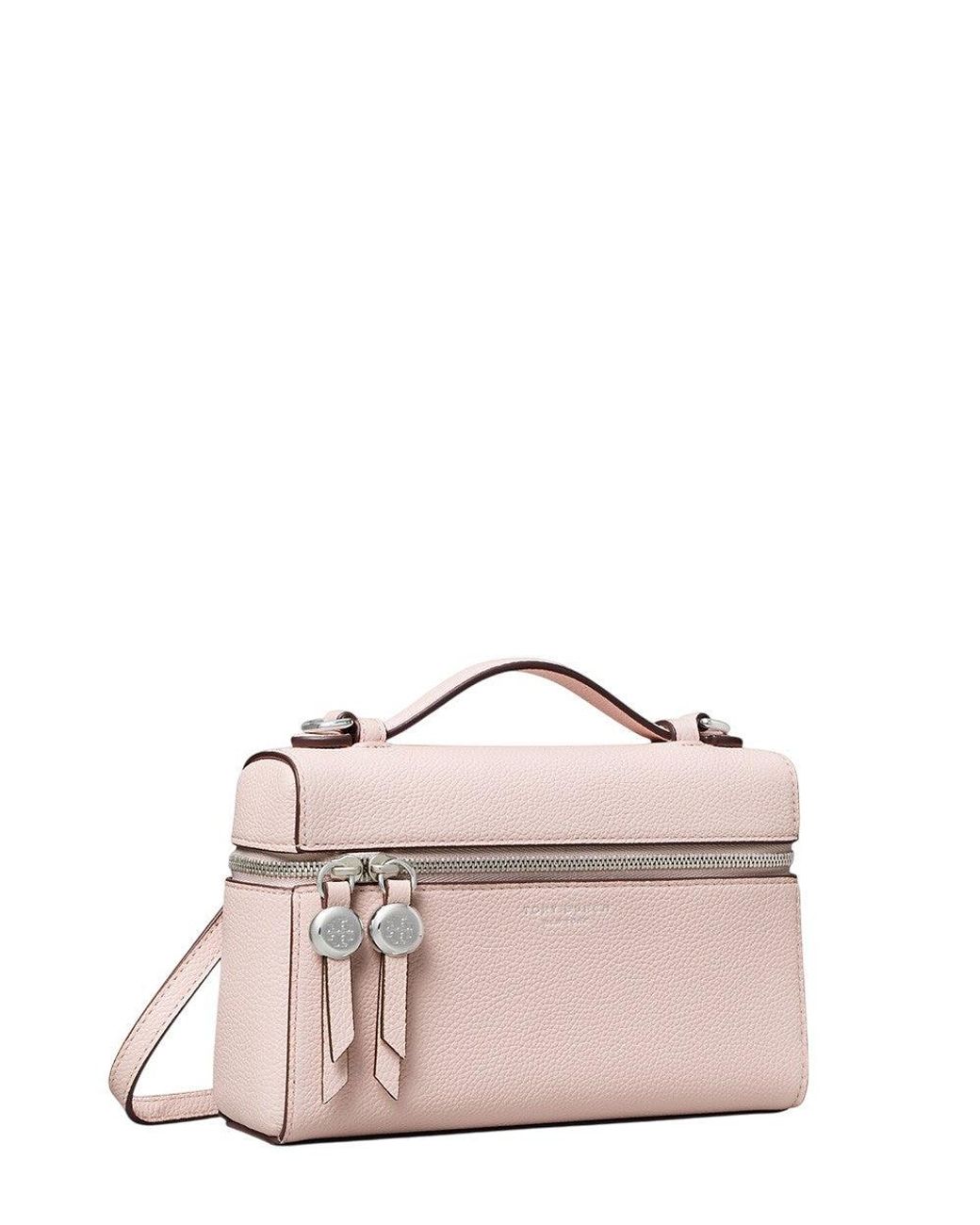 Tory Burch Pink Light Slim Romy Mini Crossbody Bag