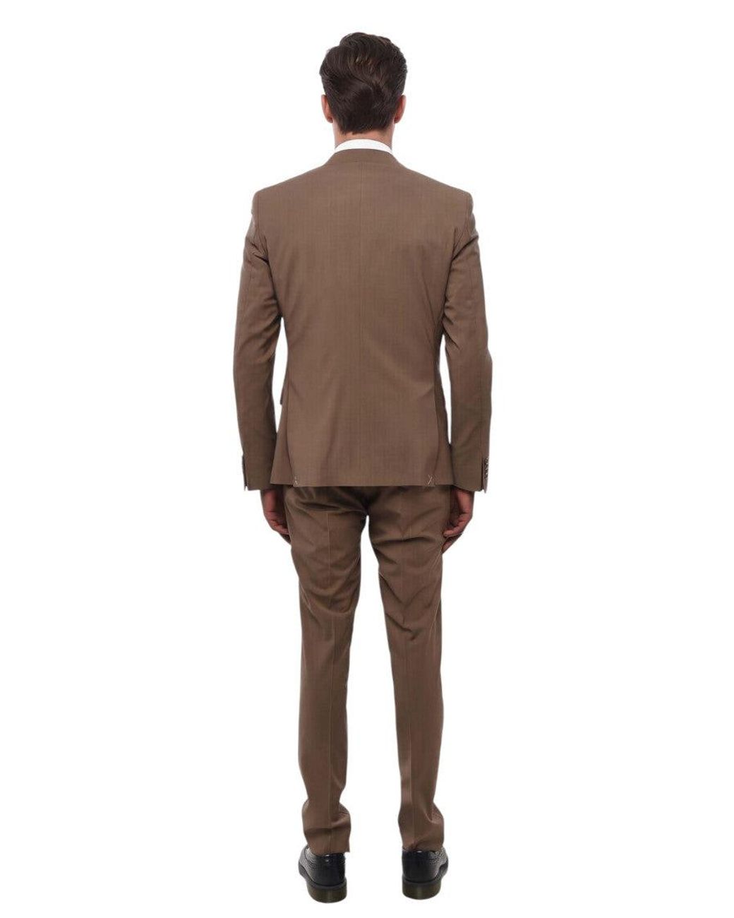 Corneliani Brown Notched Lapel Suit for men