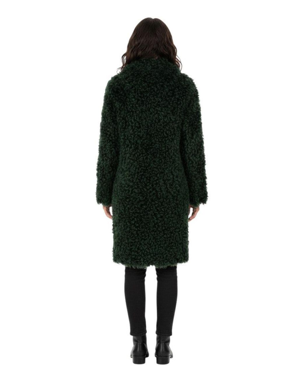 Prada Green Textured V Neck Jacket