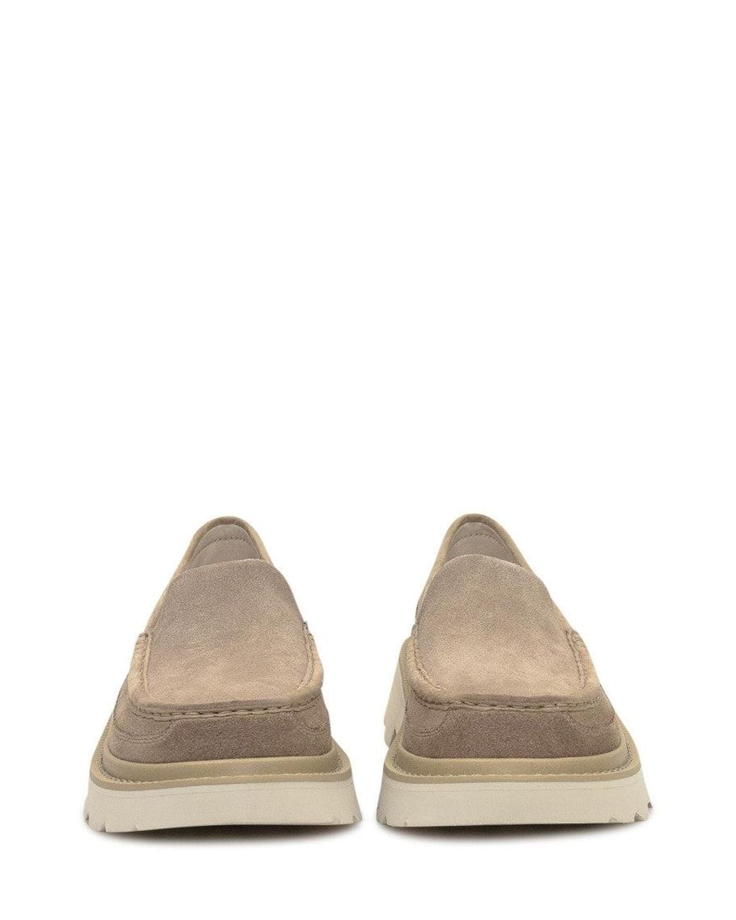 Ugg Gray Solid Chunky Loafers for men