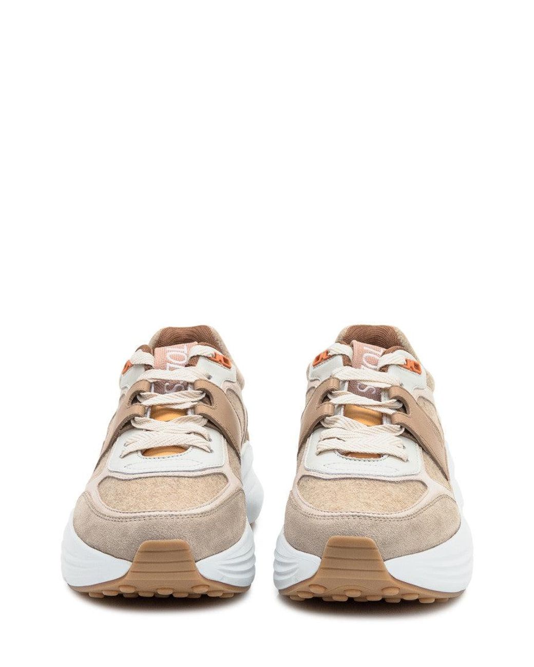 Tod's White Sneaker Style Elevated: Premium Fabric And Leather Sneakers