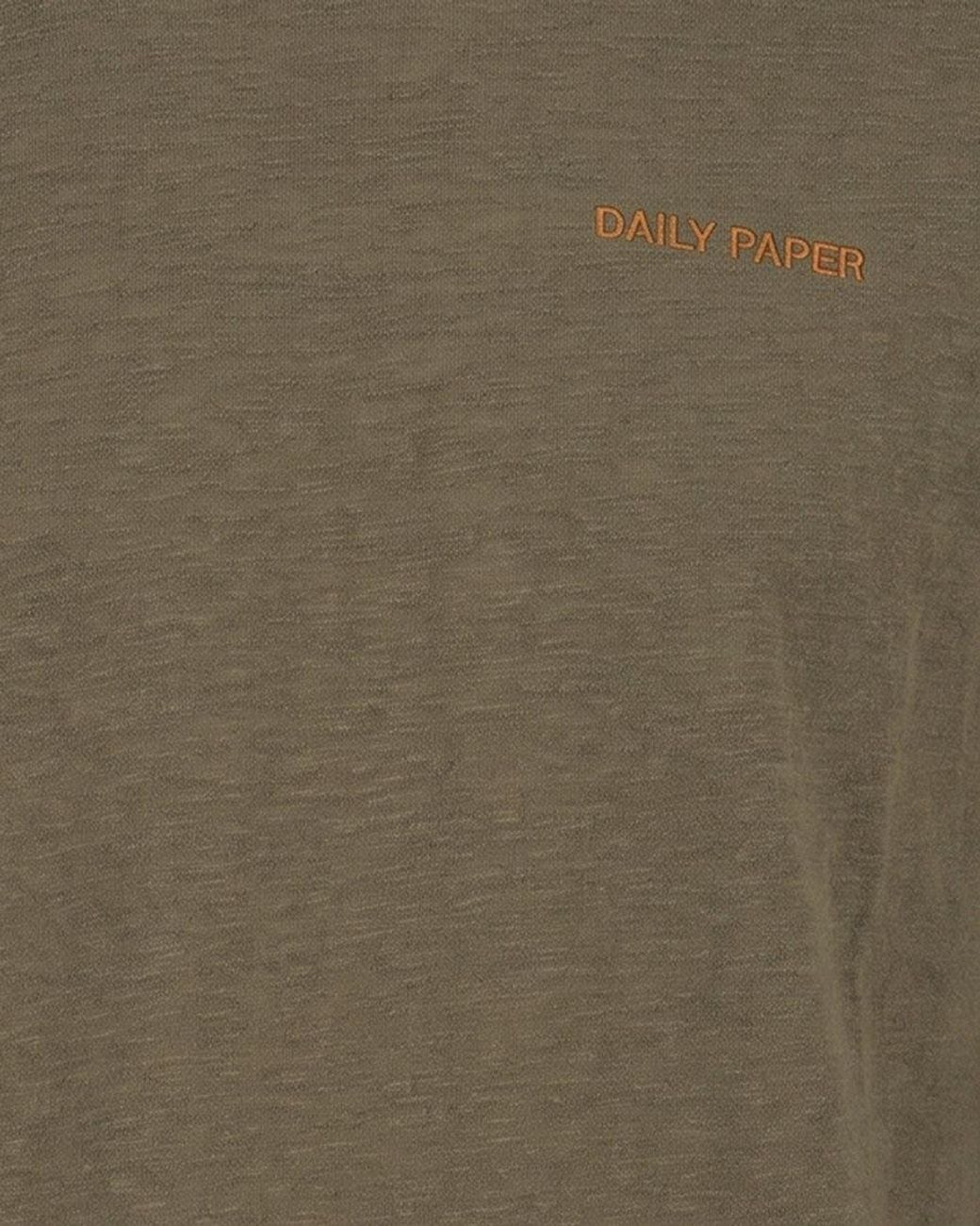Daily Paper Green Stone Logo T-Shirt for men