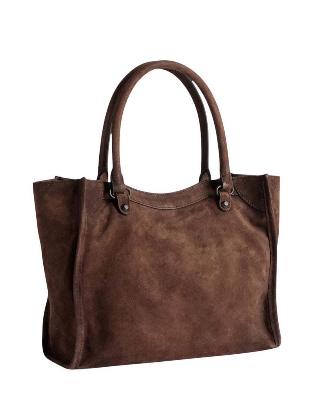 Balenciaga Brown Le City Mini Tote