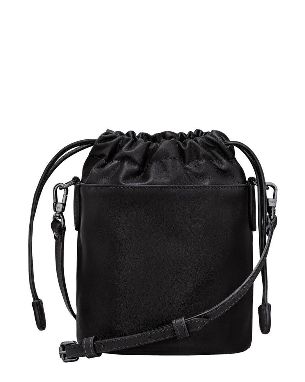 Longchamp Black Le Pliage Xs Bucket Bag