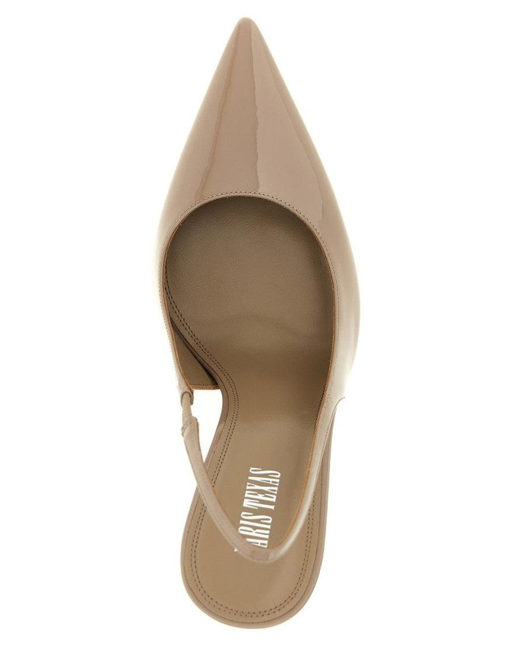 Paris Texas Metallic 'Lidia' Slingback