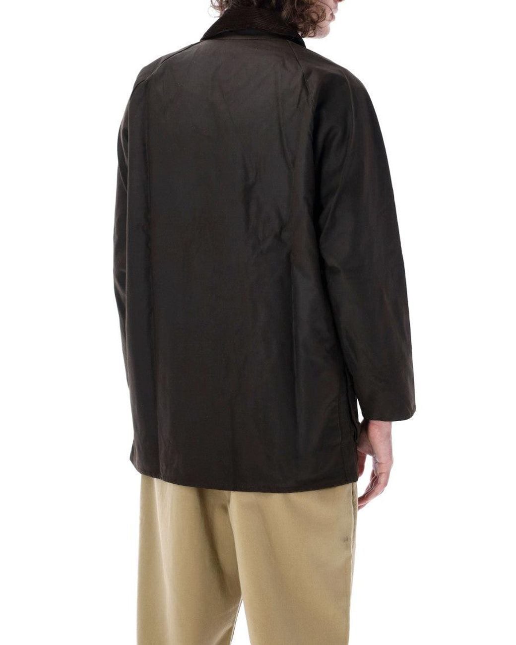 Barbour Black Dark Embroidered Logo Jacket for men
