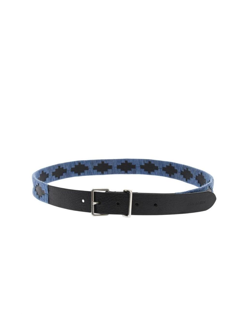 DSquared² Blue Textured Belt