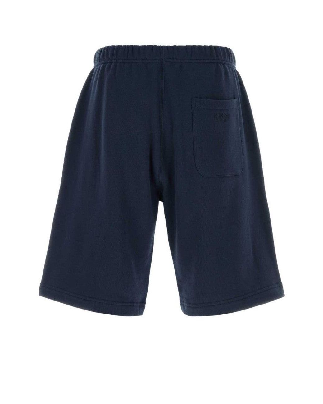KENZO Blue Logo Shorts for men