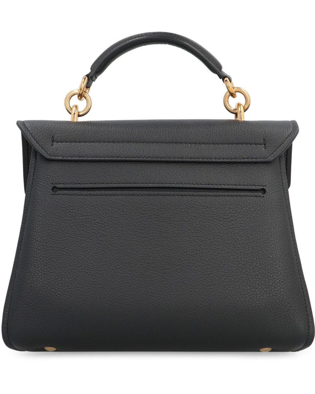 Ferragamo Blue Gancini Small Satchel