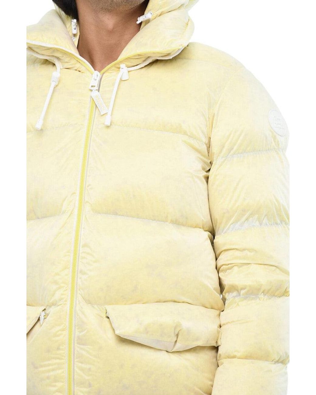 Woolrich Natural Hooded Parka Jacket for men