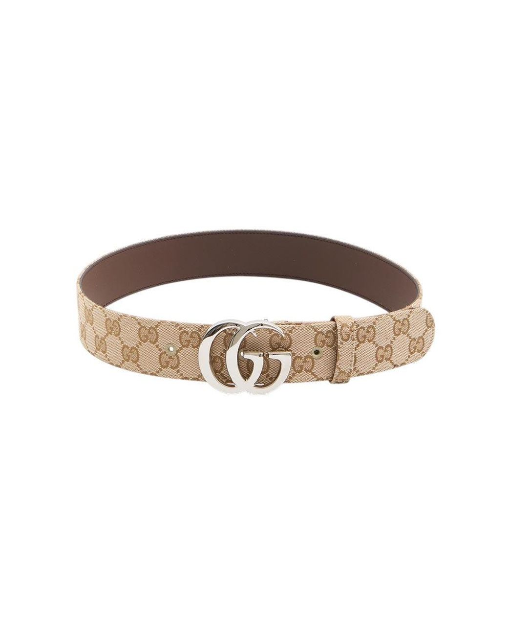 Gucci Brown Gg Buckle Belt
