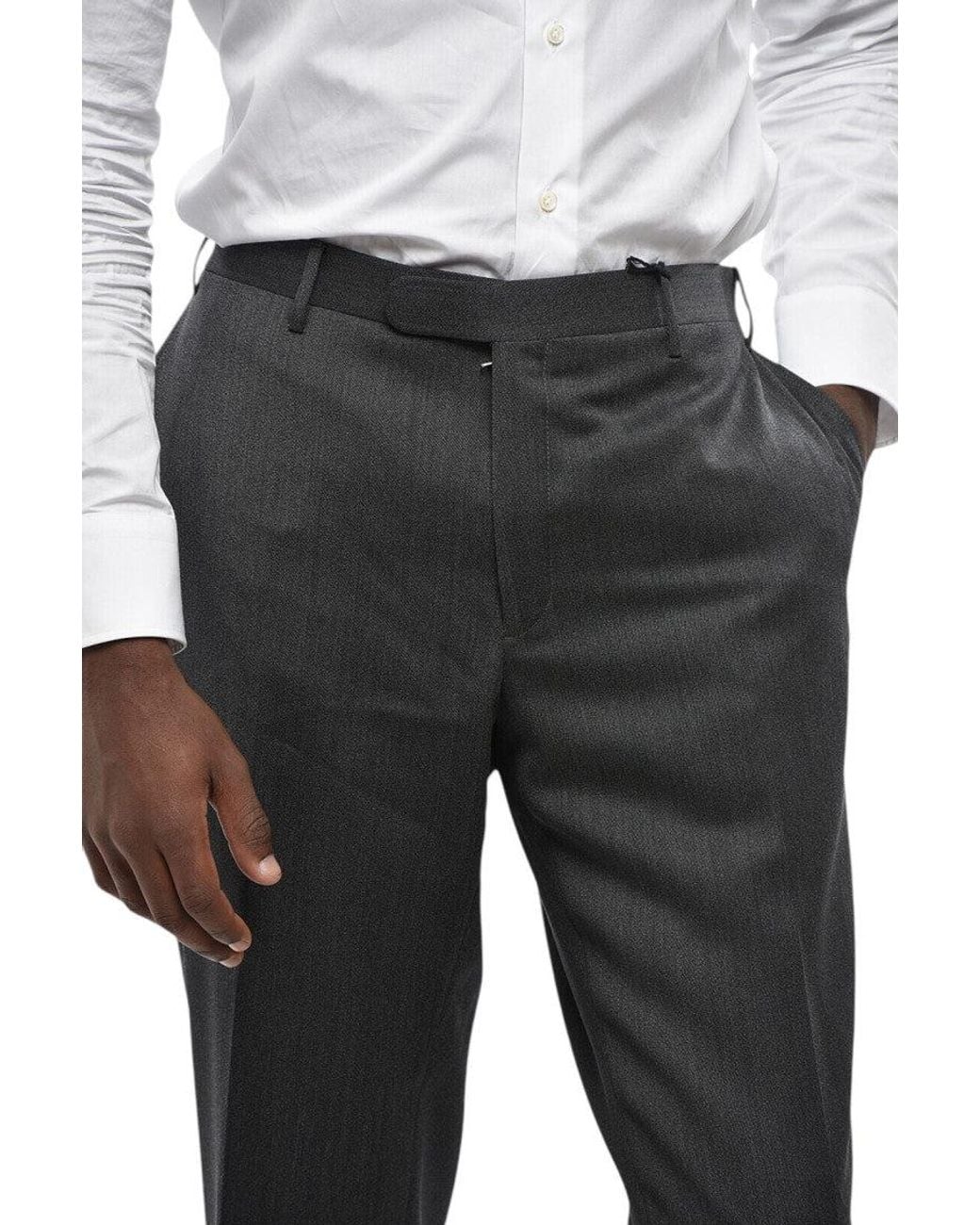 Corneliani Black Regular Pants for men