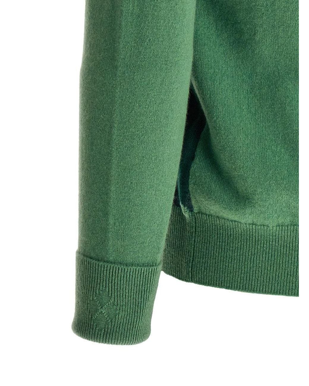 Ballantyne Green Geometric Sweater for men