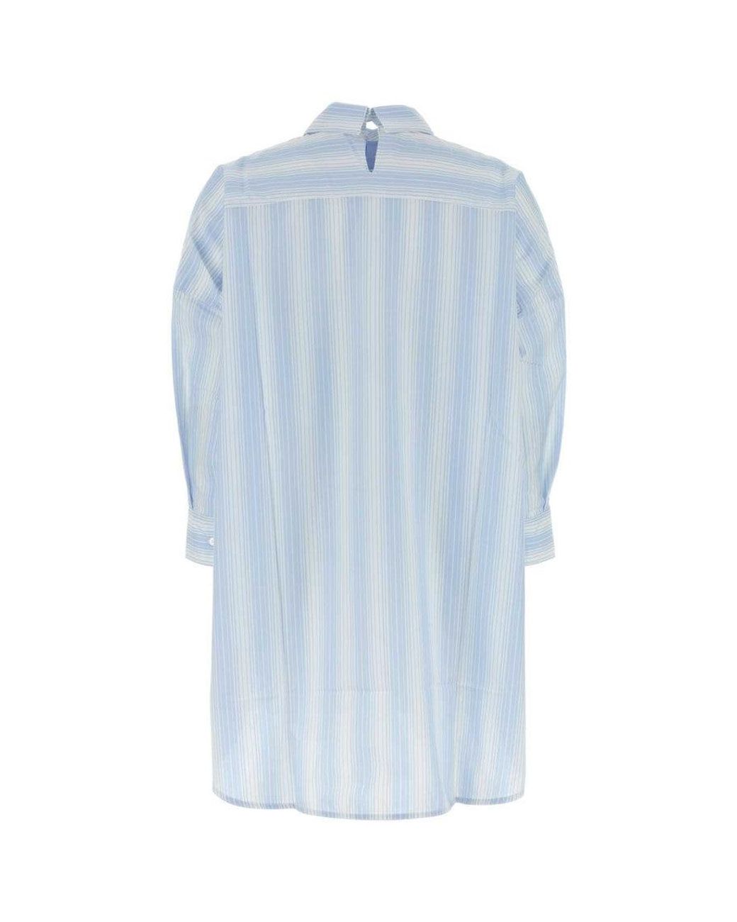 Marni Blue Regular Solid Shirt