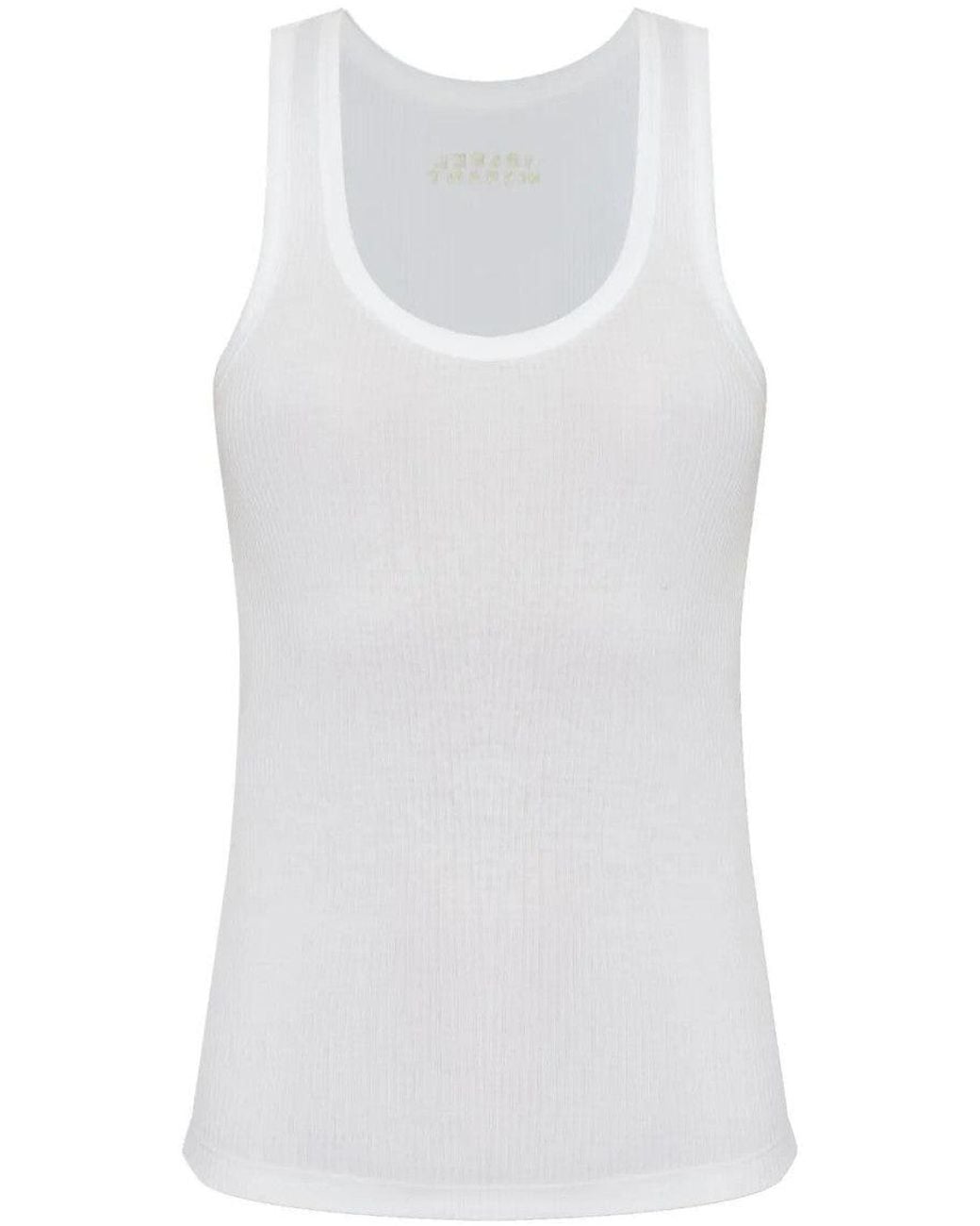 Isabel Marant White Cotton Tank Top