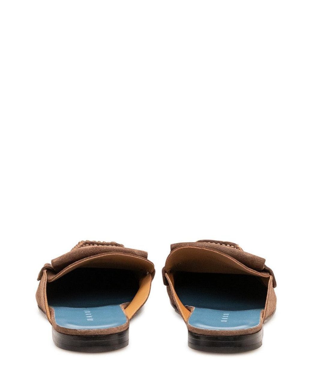 Marni Brown Slip On Mules Loafers for men
