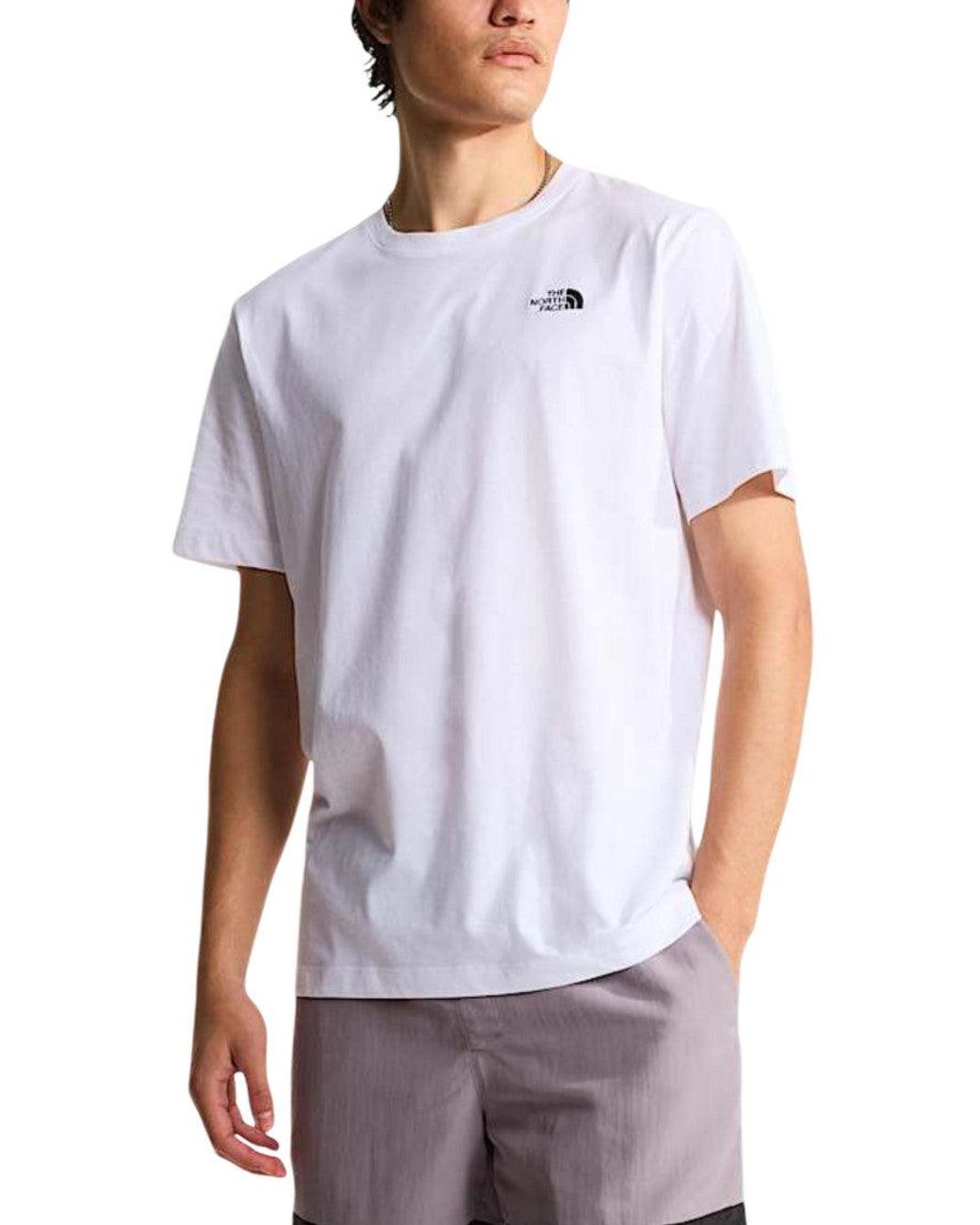 The North Face White Crew Neck T-Shirt for men