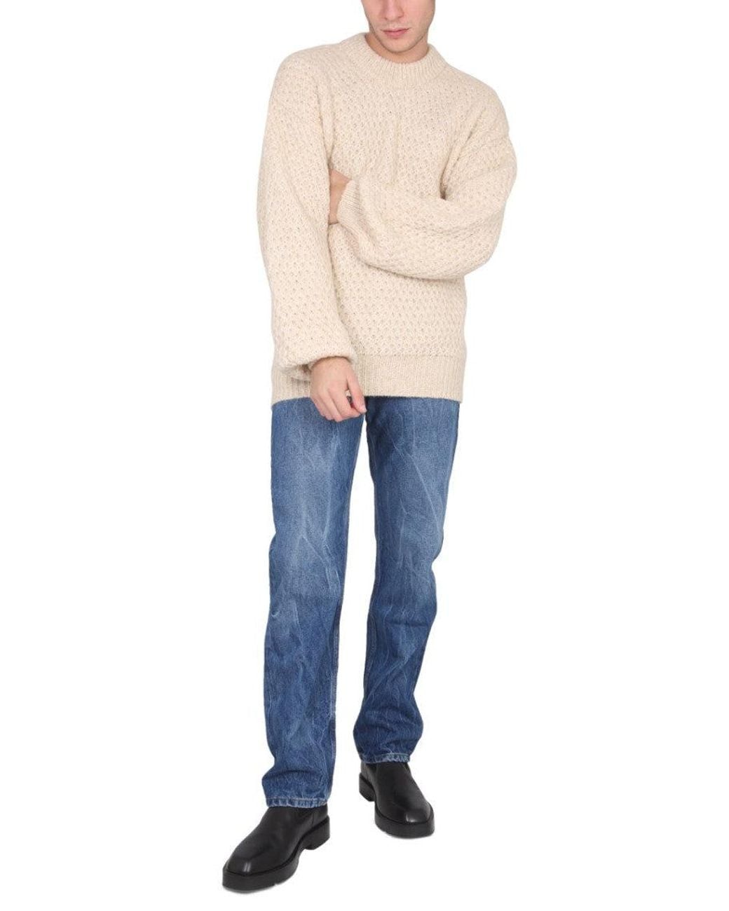 Séfr Blue Denim Mid Rise Jeans for men