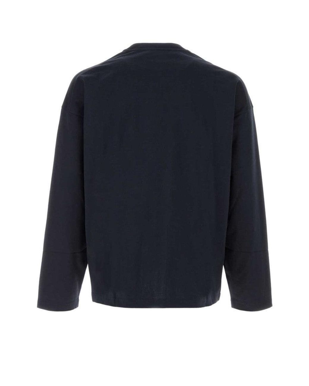 Jil Sander Blue Logo T-Shirts for men