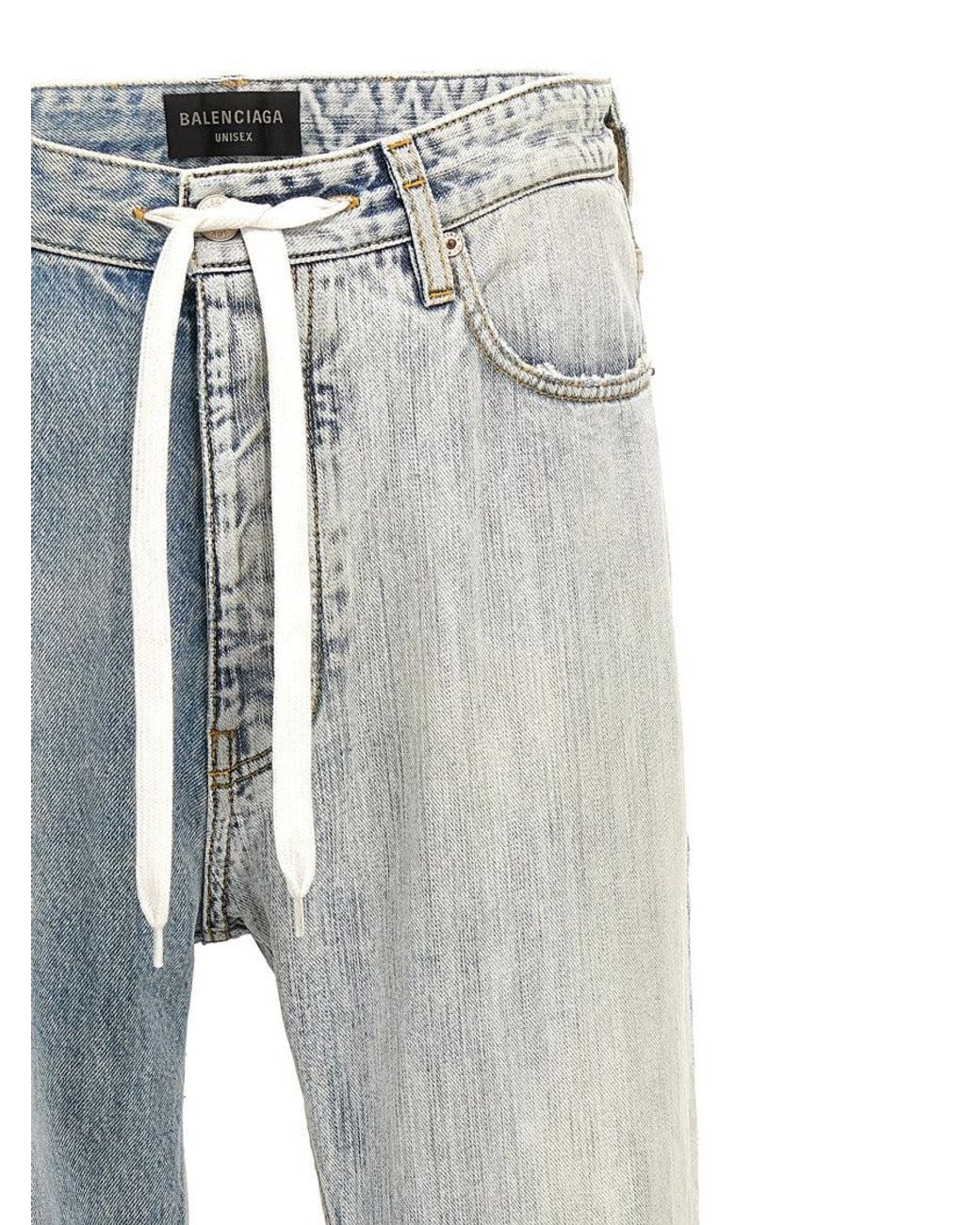 Balenciaga Multicolor 'Fifty-Fifty' Jeans