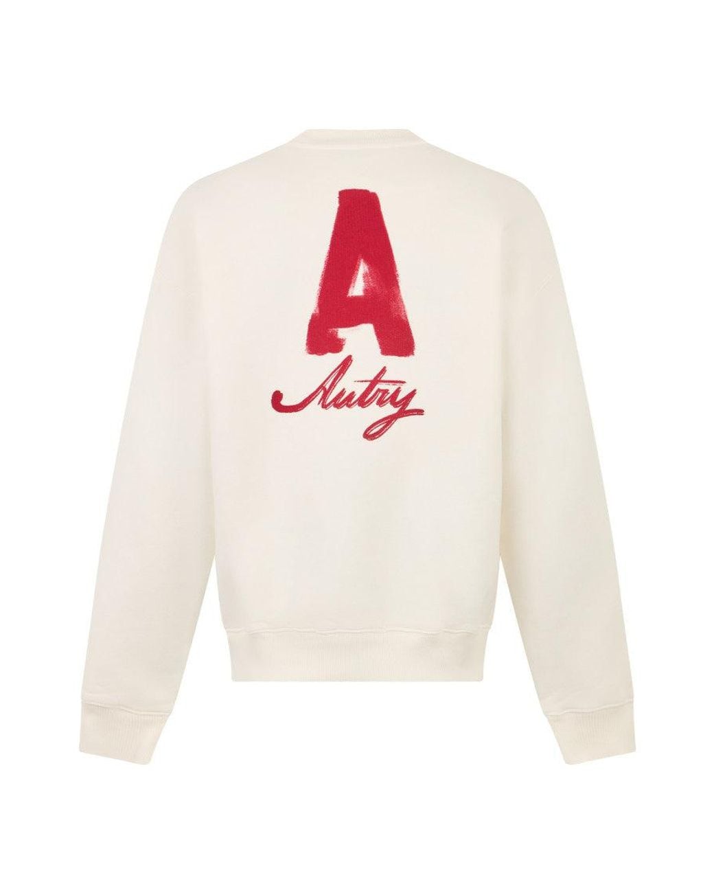 Autry White Off Logo Sweatshirt for men