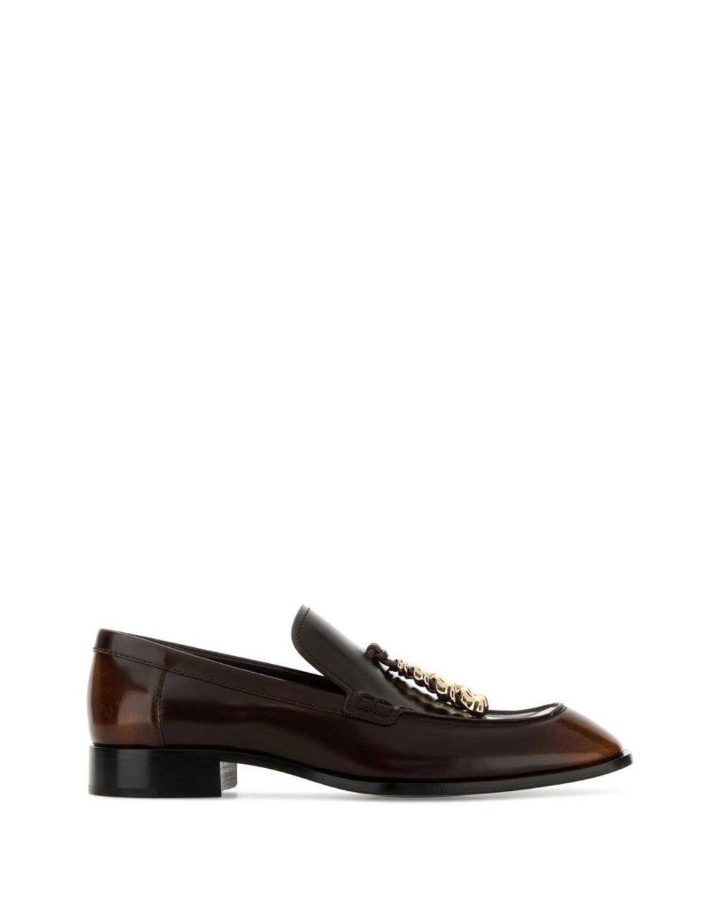 Loewe Black Slip On Loafers